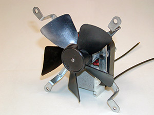Fan blade used with shaded pole motors for in home appliances and products